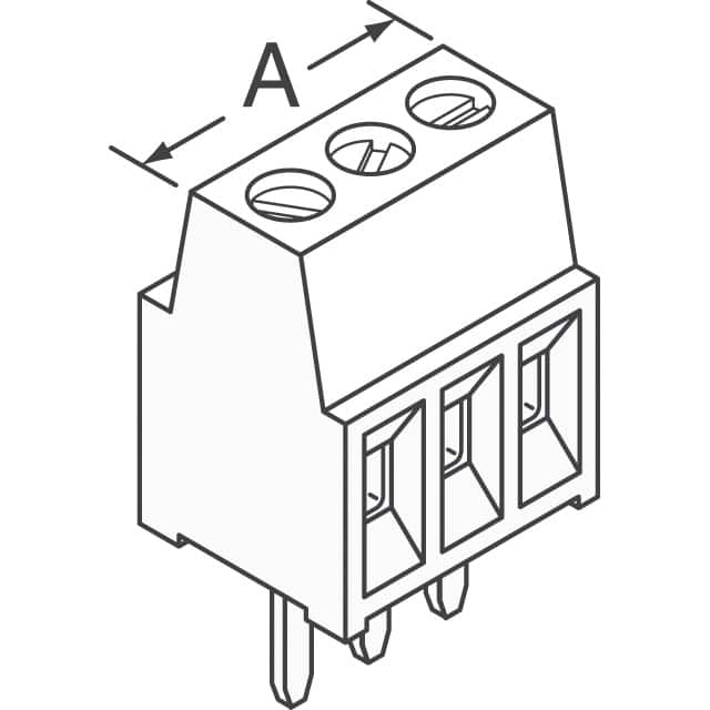 284392-3 TE Connectivity AMP Connectors  Cavo a scheda